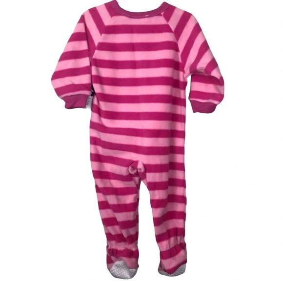 WONDER KIDS NWT GIRLS PINK PAJAMAS PJS WINTER BABY SIZE 12 18 MONTHS 2T - Picture 5 of 6